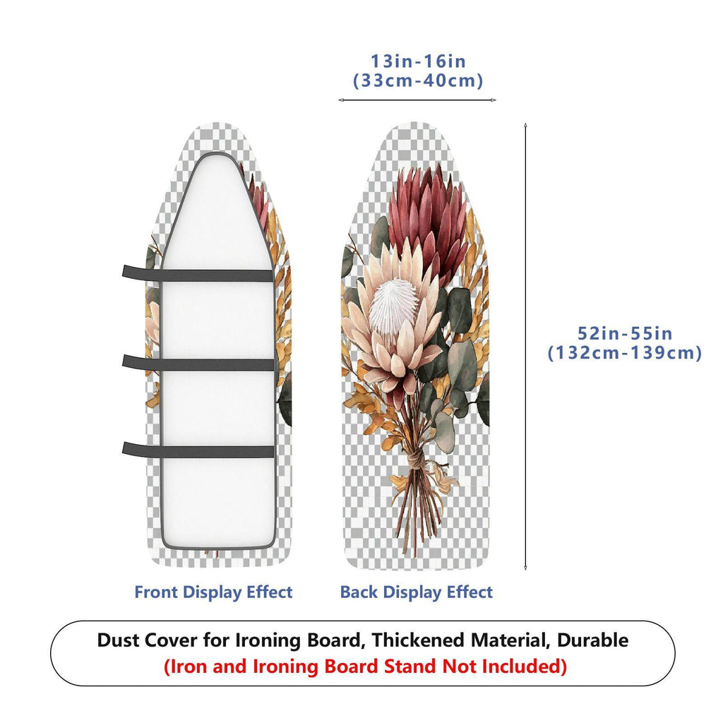 1-Piece Tropical Floral Bohemian Vintage  Ironing Board Cover, Universal Size, Without Board