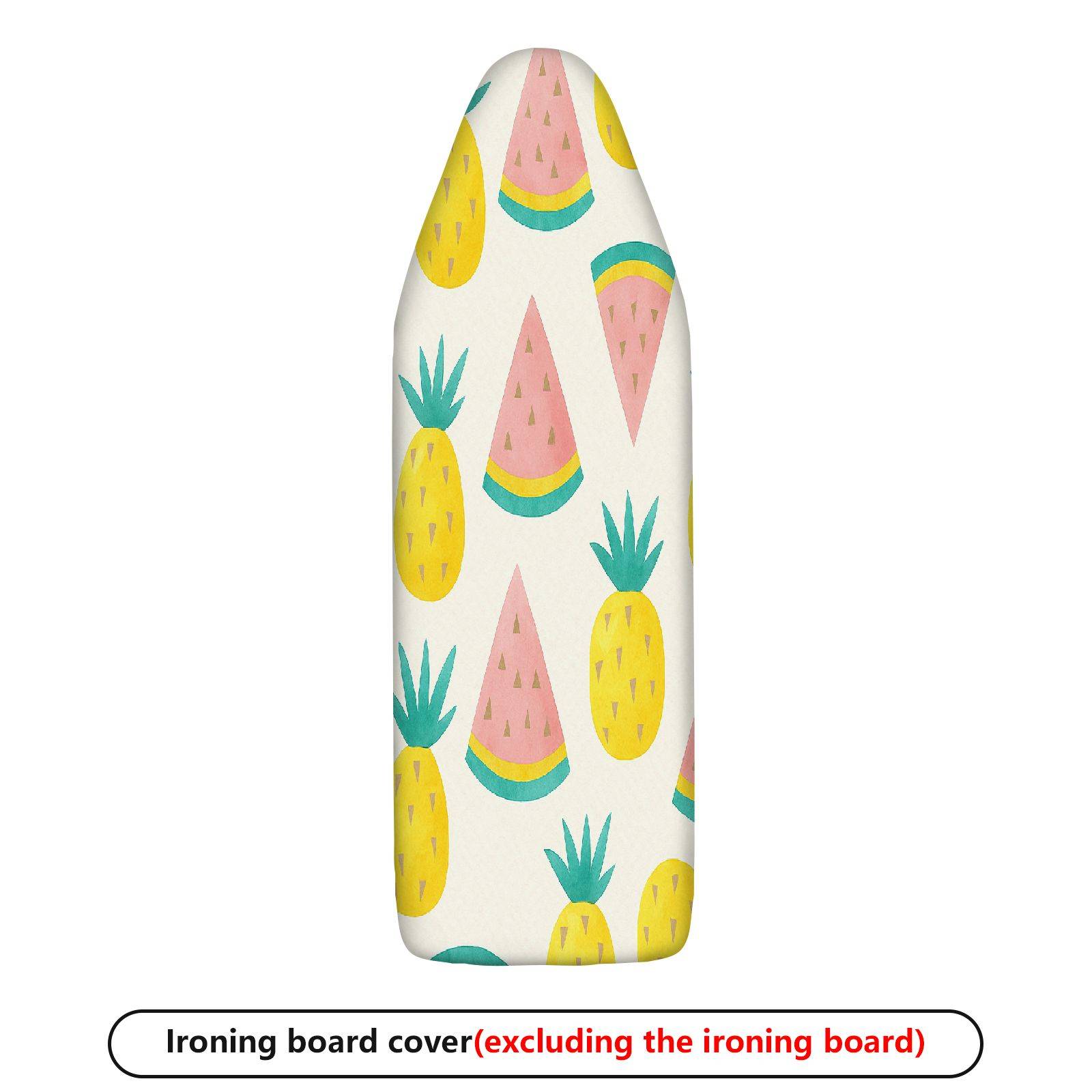 1-Piece Watermelon Pineapple Tropical  Ironing Board Cover, Universal Size, Without Board