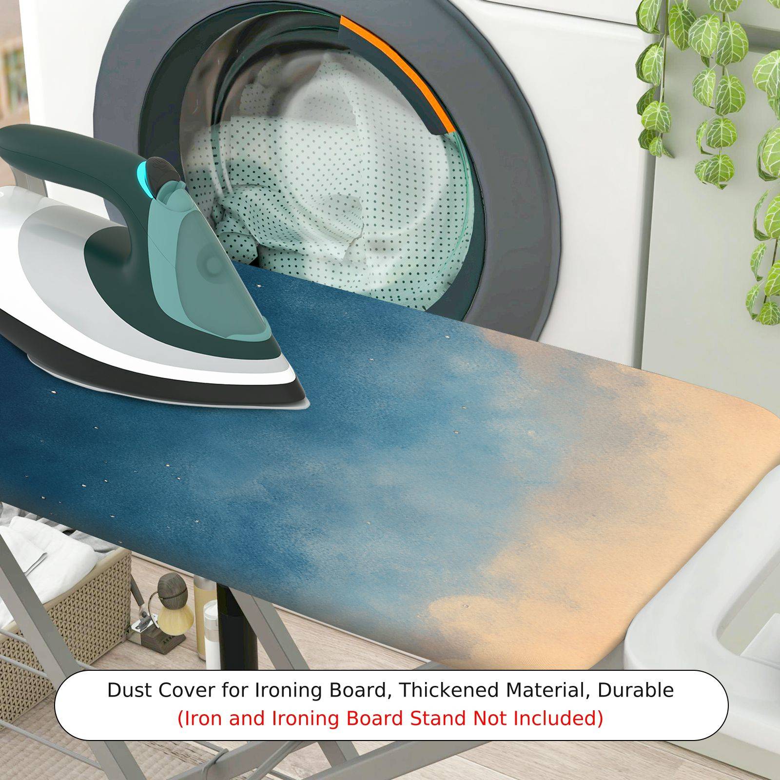 1-Piece Starry Sky Night Galaxy  Ironing Board Cover, Universal Size, Without Board