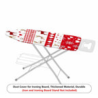 1-Piece Reindeer Snowflake Heart  Ironing Board Cover, Universal Size, Without Board