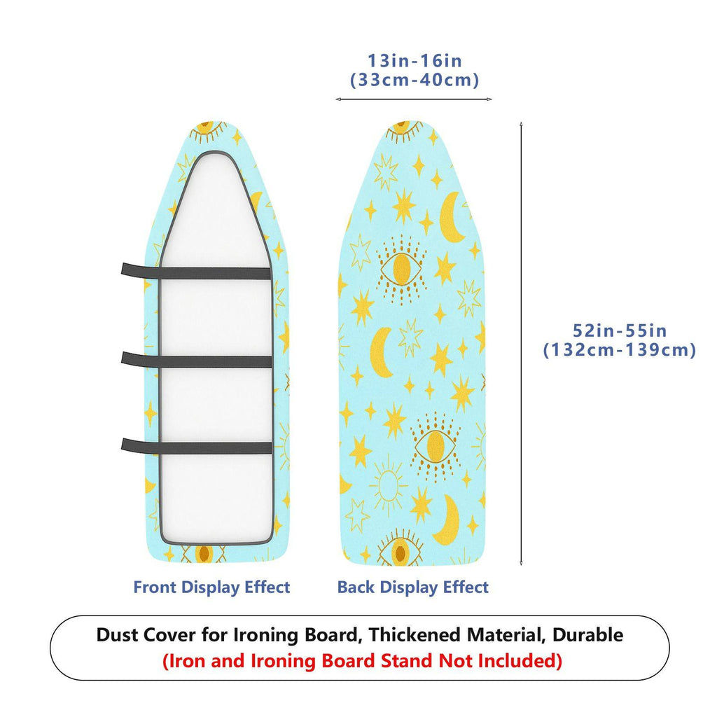 1-Piece Celestial Star Moon Eye  Ironing Board Cover, Universal Size, Without Board