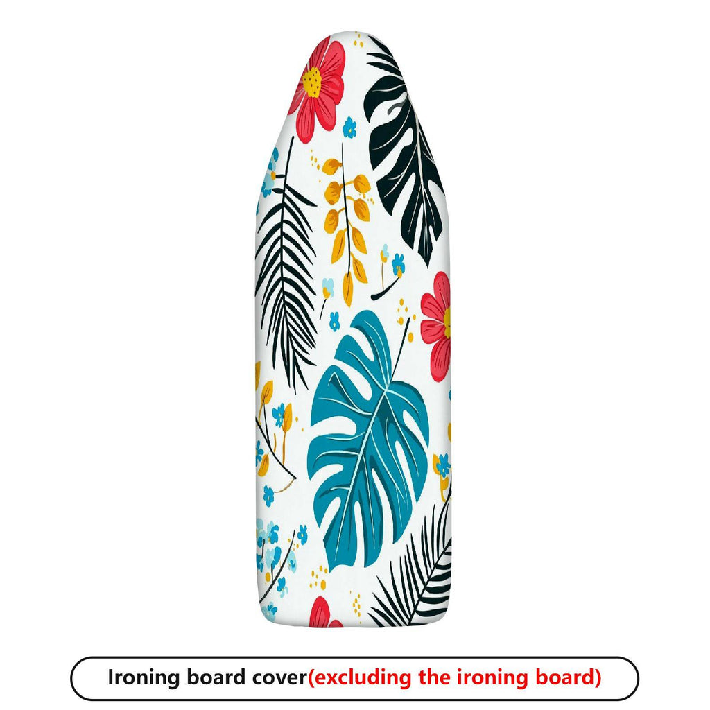 1-Piece Floral Tropical Leaf Pattern Colorful  Ironing Board Cover, Universal Size, Without Board