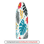 1-Piece Floral Tropical Leaf Pattern Colorful  Ironing Board Cover, Universal Size, Without Board