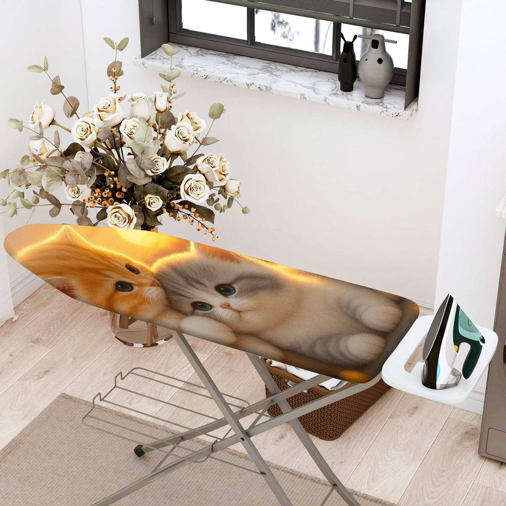 1-Piece Cute Cat Cozy Warm  Ironing Board Cover, Universal Size, Without Board