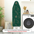 1-Piece Christmas Holly Decoration Ornament  Ironing Board Cover, Universal Size, Without Board