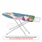 1-Piece Leaf Tropical Floral Pattern  Ironing Board Cover, Universal Size, Without Board