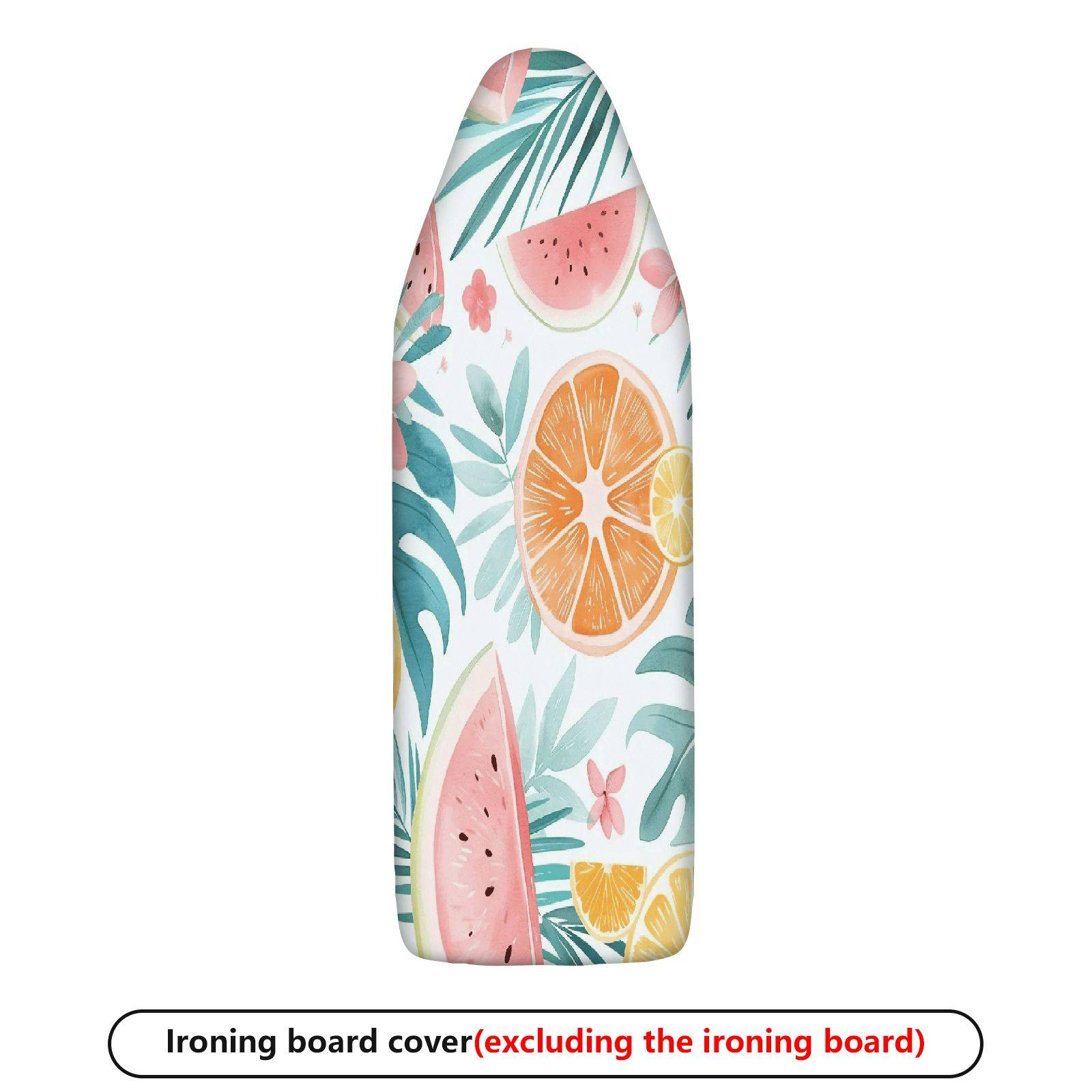1-Piece Tropical Fruit Paradise Floral Pattern  Ironing Board Cover, Universal Size, Without Board