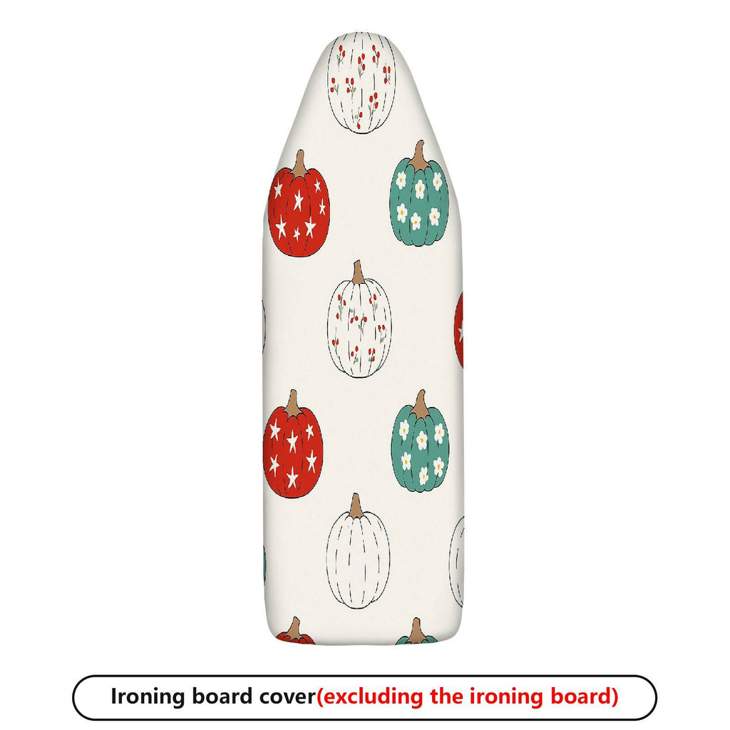 1-Piece Pumpkin Floral Star  Ironing Board Cover, Universal Size, Without Board
