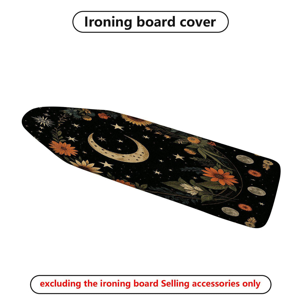 1-Piece floral moon star  Ironing Board Cover, Universal Size, Without Board