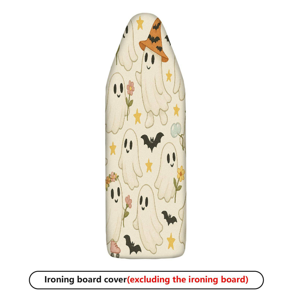 1-Piece Halloween Ghost Print Bat Star  Ironing Board Cover, Universal Size, Without Board