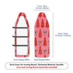 1-Piece Christmas Tree Bowknot Red  Ironing Board Cover, Universal Size, Without Board