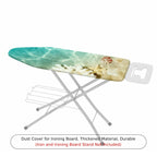 1-Piece Ocean Seashell Starfish  Ironing Board Cover, Universal Size, Without Board