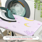 1-Piece Moon Star Rabbit  Ironing Board Cover, Universal Size, Without Board