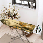 1-Piece Cute Cat Family Animal Print  Ironing Board Cover, Universal Size, Without Board