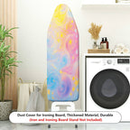 1-Piece Colorful Starry Sky Style Gentle Swirling Galaxy Household  Ironing Board Cover, Universal Size, Without Board