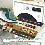 1-Piece Christmas Snowman Candy  Ironing Board Cover, Universal Size, Without Board