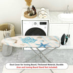 1-Piece Marine Coral Shell Starfish  Ironing Board Cover, Universal Size, Without Board
