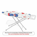 1-Piece Patriotic Stars Stripes Hearts  Ironing Board Cover, Universal Size, Without Board