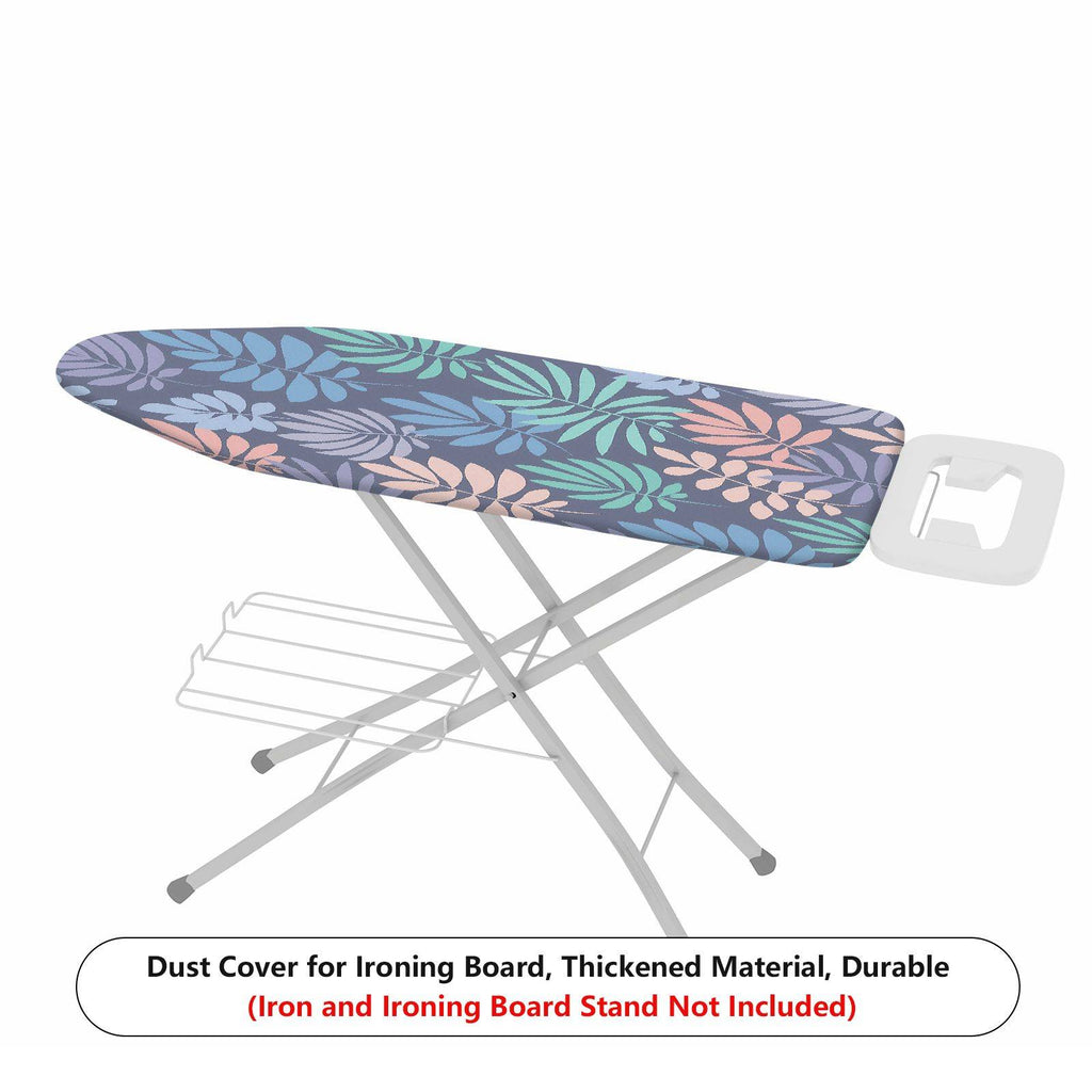 1-Piece Tropical Leaf Pattern Multicolor  Ironing Board Cover, Universal Size, Without Board