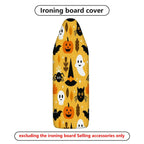 1-Piece Pumpkin Ghost Cat  Ironing Board Cover, Universal Size, Without Board