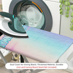 1-Piece Gymnastics Silhouette Star  Ironing Board Cover, Universal Size, Without Board
