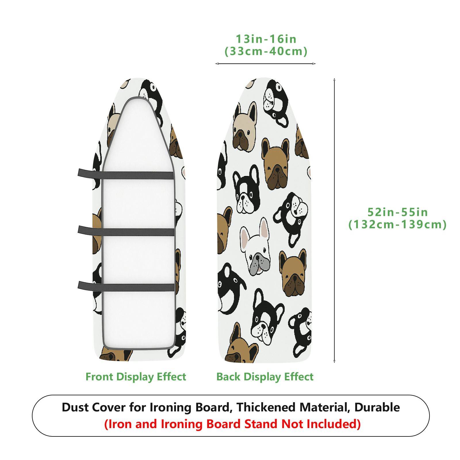 1-Piece Dog Pattern Animal  Ironing Board Cover, Universal Size, Without Board