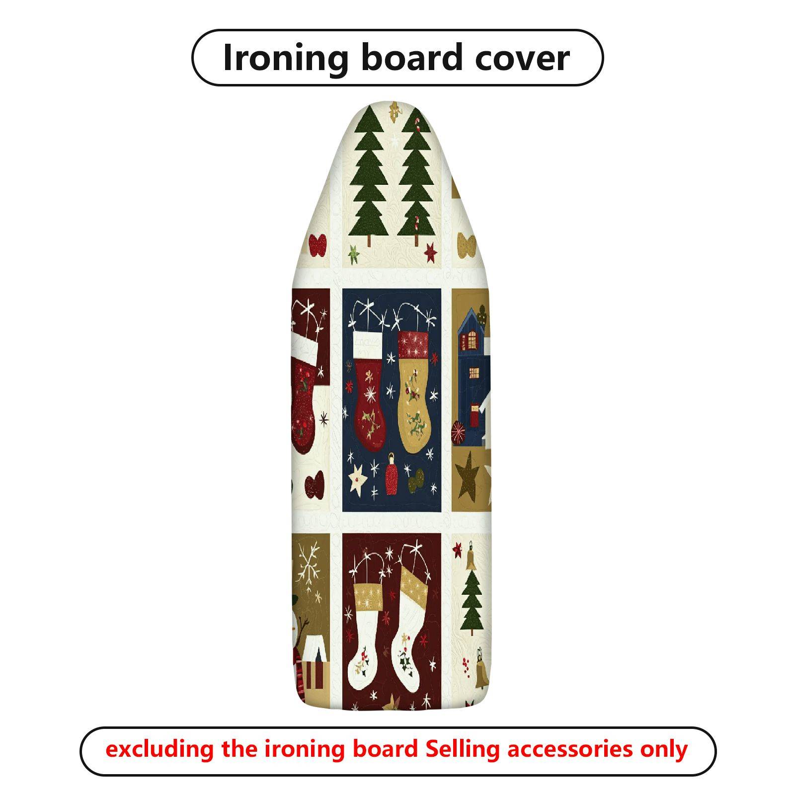 1-Piece Christmas Holiday Tree  Ironing Board Cover, Universal Size, Without Board