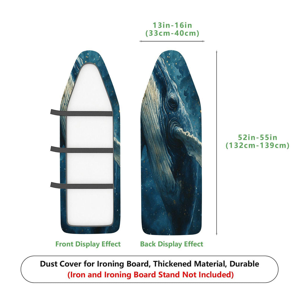 1-Piece Whale Ocean Starry  Ironing Board Cover, Universal Size, Without Board