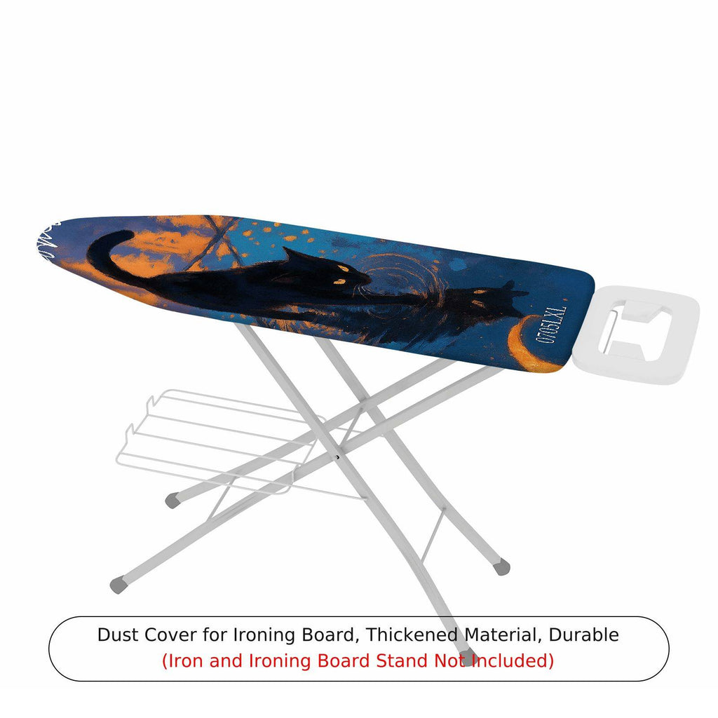 1-Piece cat starry night galaxy  Ironing Board Cover, Universal Size, Without Board