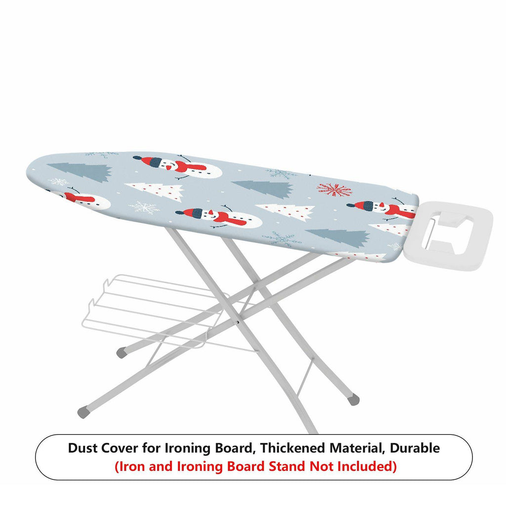 1-Piece Snowman Christmas Winter  Ironing Board Cover, Universal Size, Without Board