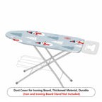 1-Piece Snowman Christmas Winter  Ironing Board Cover, Universal Size, Without Board
