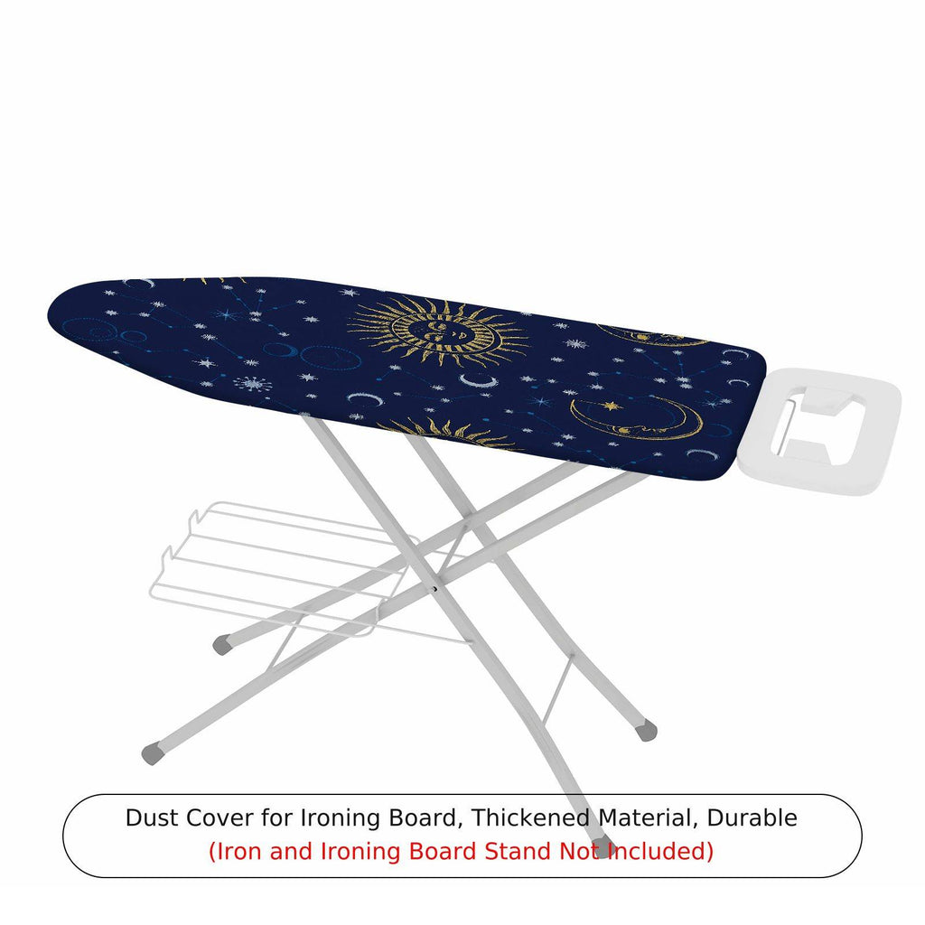 1-Piece Sun Moon Stars  Ironing Board Cover, Universal Size, Without Board