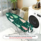 1-Piece Christmas Trees Forest Stars  Ironing Board Cover, Universal Size, Without Board