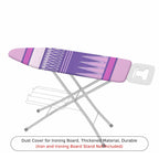 1-Piece Purple Striped Geometric  Ironing Board Cover, Universal Size, Without Board