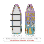 1-Piece Dog Love Pattern  Ironing Board Cover, Universal Size, Without Board