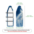 1-Piece Swan Starry Night Elegant  Ironing Board Cover, Universal Size, Without Board