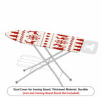1-Piece Christmas Reindeer Snowflake  Ironing Board Cover, Universal Size, Without Board