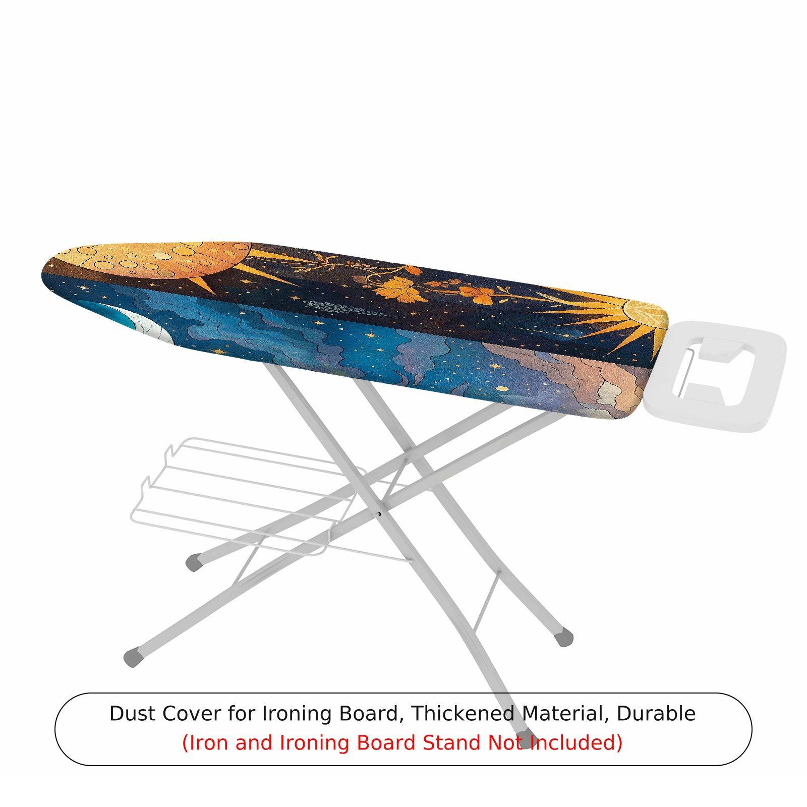 1-Piece Stars Moon Sun  Ironing Board Cover, Universal Size, Without Board