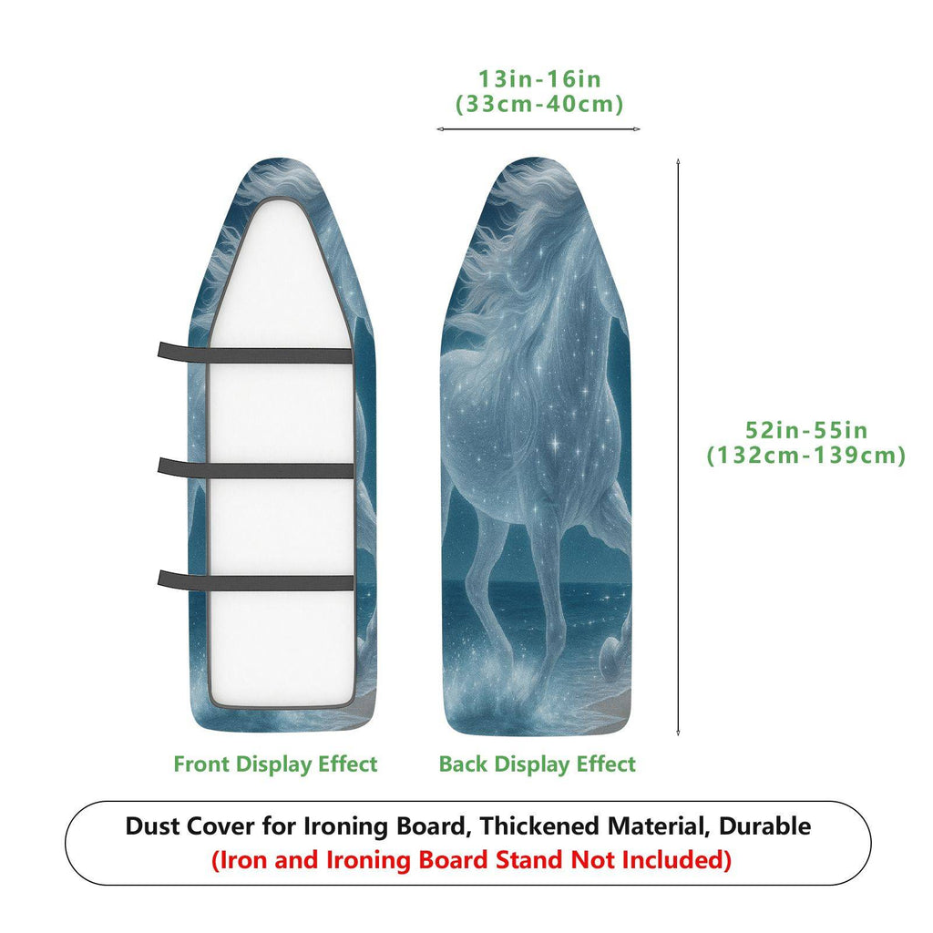 1-Piece Unicorn Starry Night Fantasy  Ironing Board Cover, Universal Size, Without Board