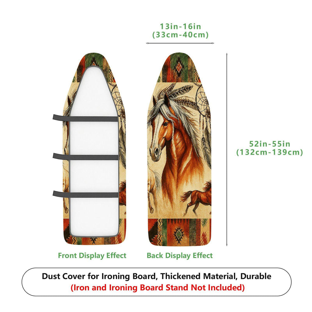 1-Piece Horse Feather Dreamcatcher  Ironing Board Cover, Universal Size, Without Board