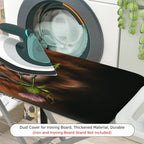 1-Piece Highland Cow Animal Nature  Ironing Board Cover, Universal Size, Without Board