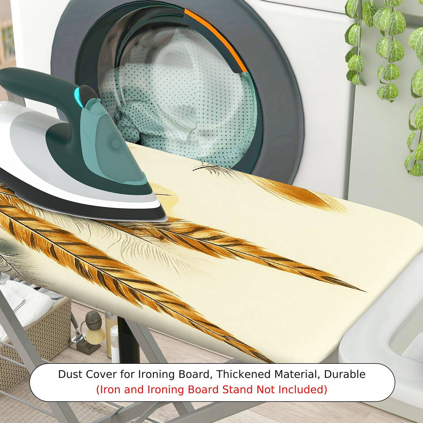 1-Piece Dreamcatcher Feather Pattern  Ironing Board Cover, Universal Size, Without Board