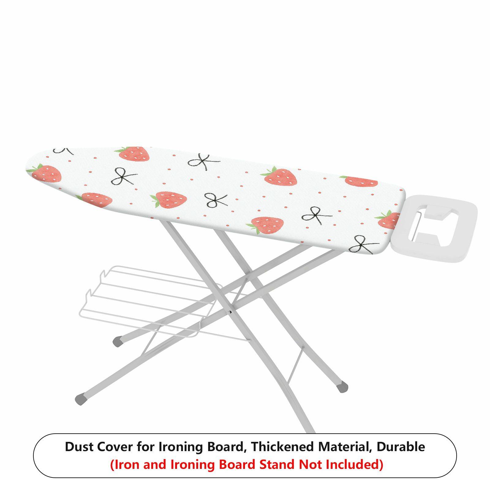 1-Piece Strawberry Bowknot Polka Dot  Ironing Board Cover, Universal Size, Without Board