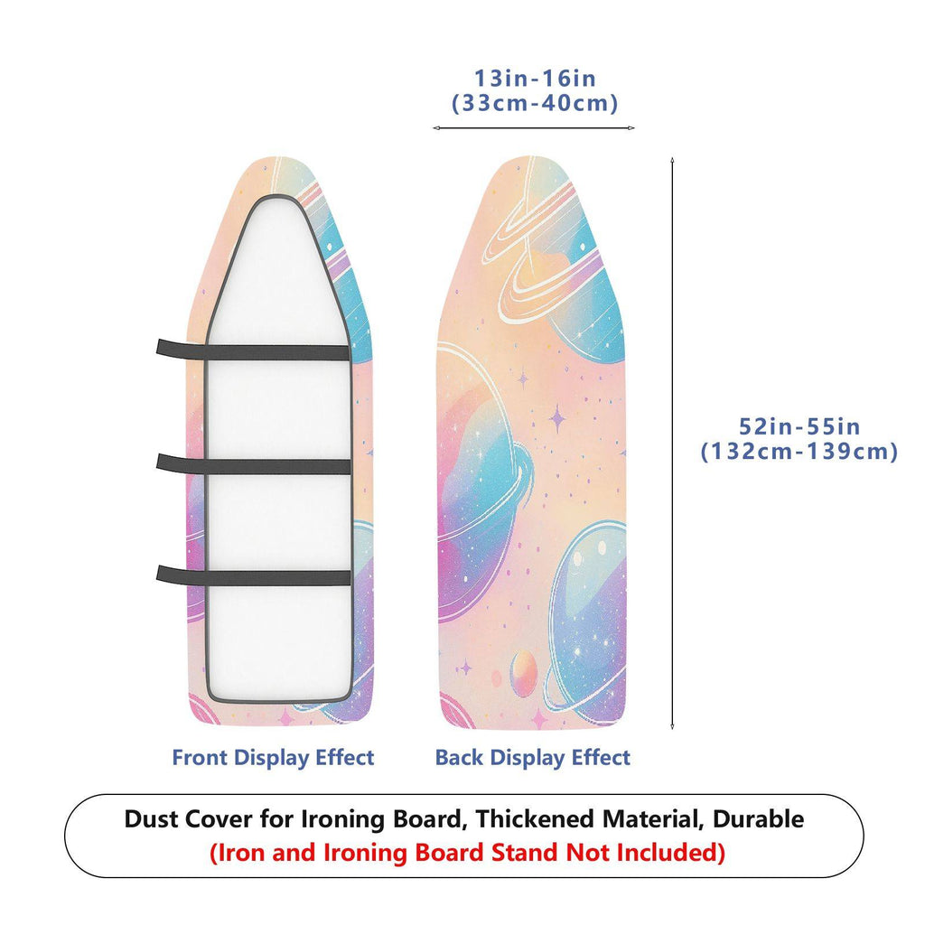 1-Piece Galaxy Planet Star  Ironing Board Cover, Universal Size, Without Board