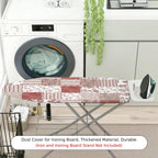 1-Piece Floral Striped Patchwork  Ironing Board Cover, Universal Size, Without Board