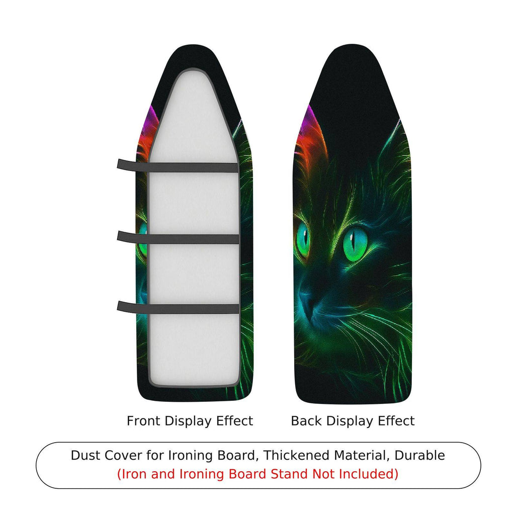 1-Piece Cat  Light Art  Ironing Board Cover, Universal Size, Without Board