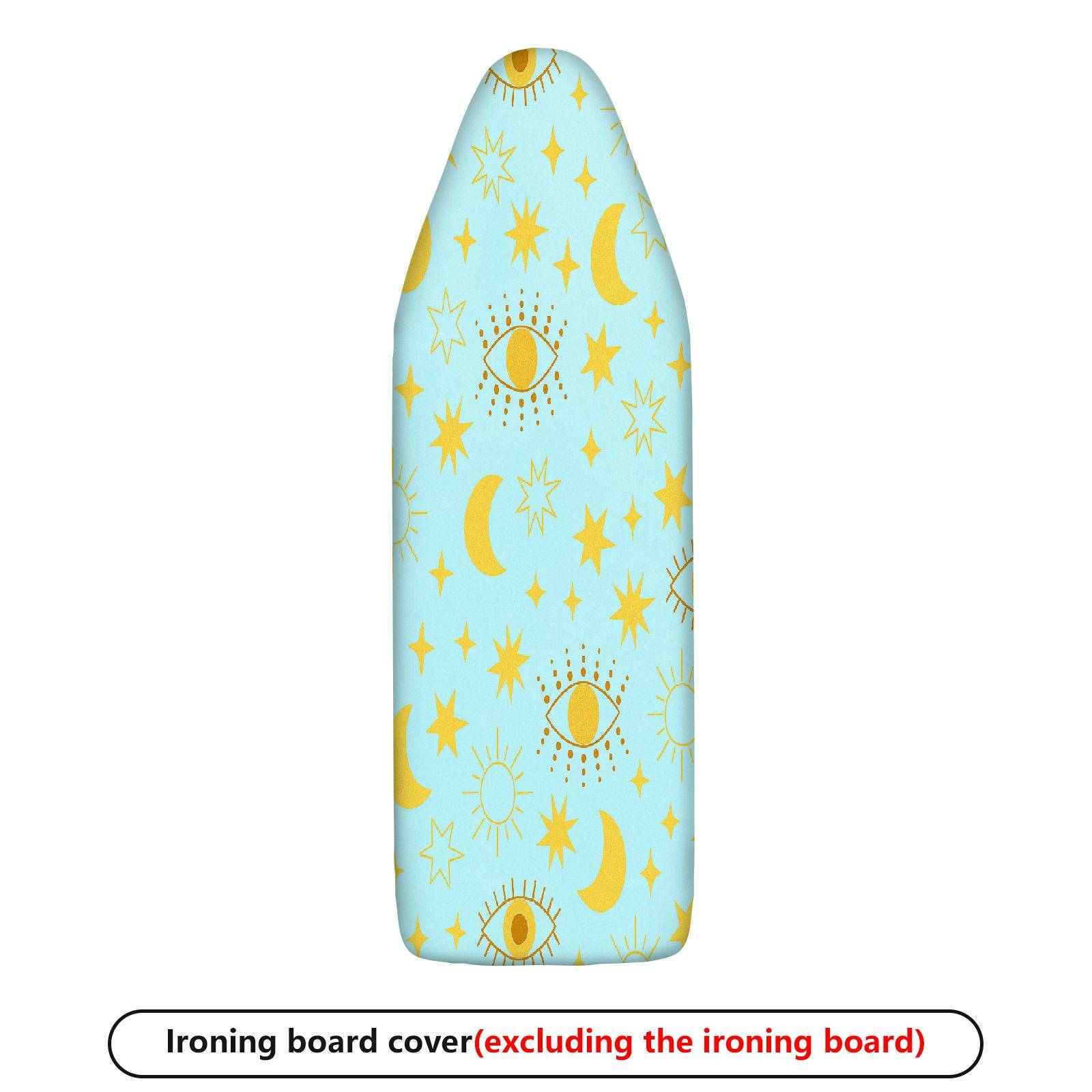 1-Piece Stars Moon Sun  Ironing Board Cover, Universal Size, Without Board