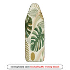 1-Piece Tropical Leaf Pattern Green Nature  Ironing Board Cover, Universal Size, Without Board