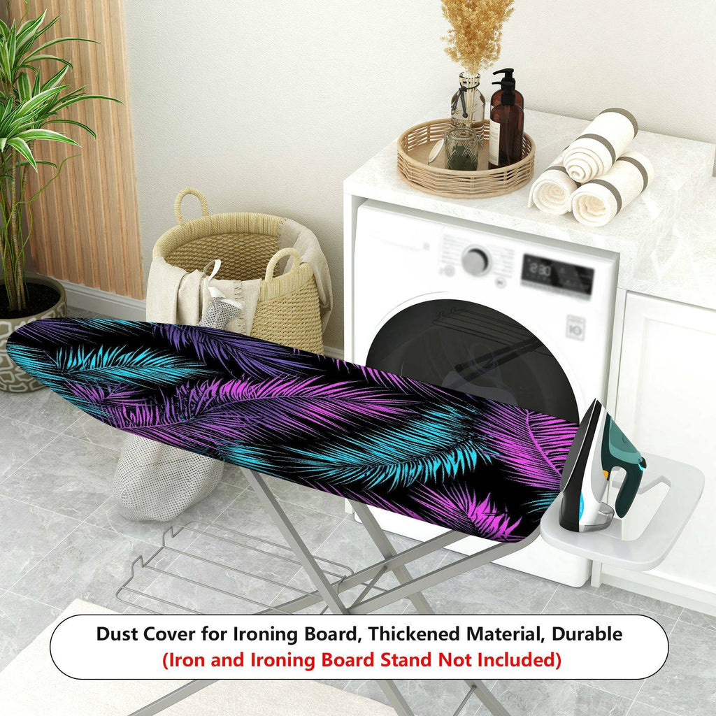 1-Piece Tropical Palm Leaf Pattern  Ironing Board Cover, Universal Size, Without Board