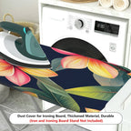 1-Piece Floral Tropical Leaves Flower  Ironing Board Cover, Universal Size, Without Board